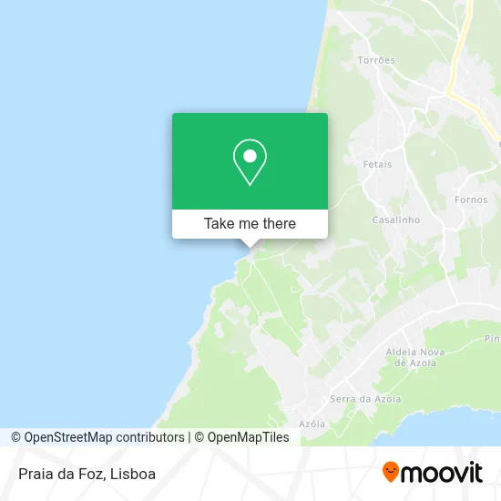 Praia Da Foz map