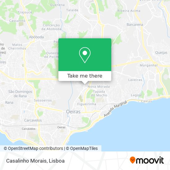 Casalinho Morais map