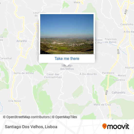 Santiago Dos Velhos mapa