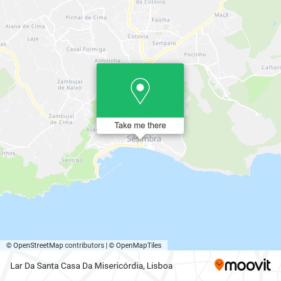 Lar Da Santa Casa Da Misericórdia mapa