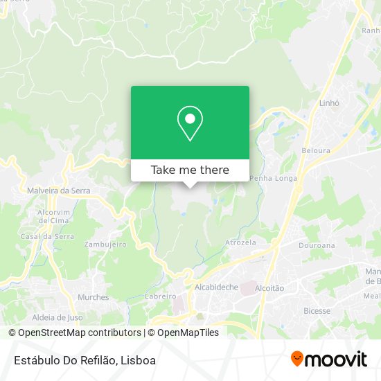 Estábulo Do Refilão mapa