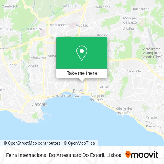 Feira Internacional Do Artesanato Do Estoril map