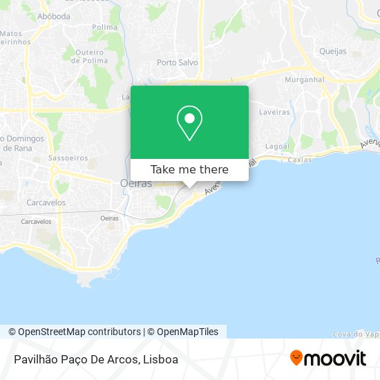 Pavilhão Paço De Arcos map