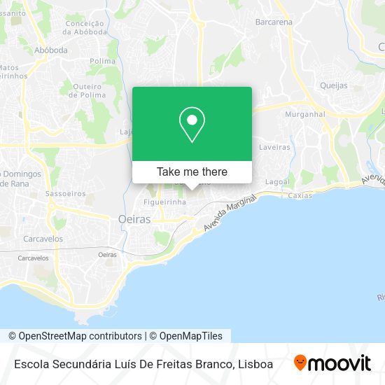 Escola Secundária Luís De Freitas Branco map