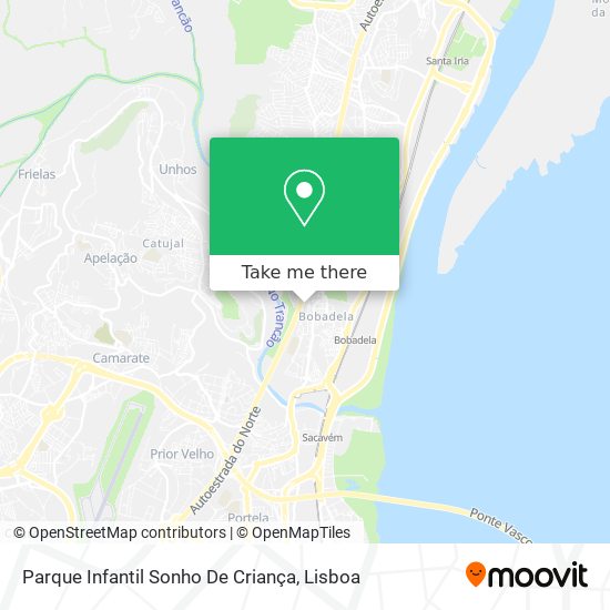 Parque Infantil Sonho De Criança map