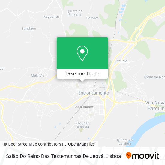 Salão Do Reino Das Testemunhas De Jeová map