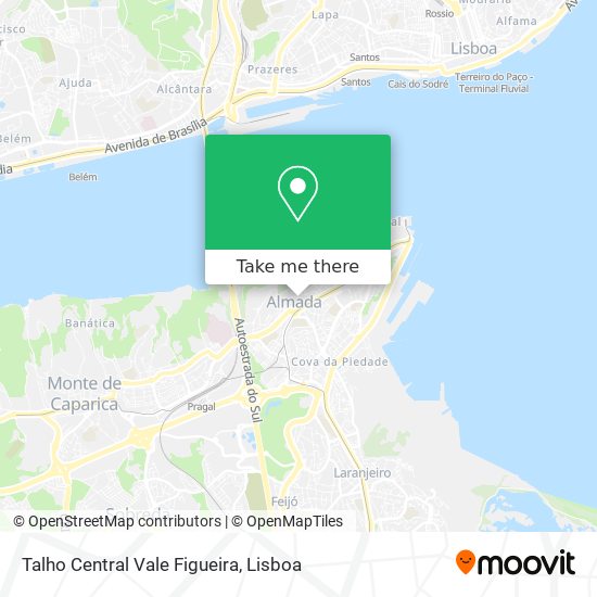 Talho Central Vale Figueira mapa
