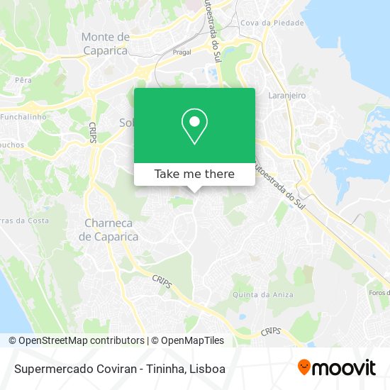 Supermercado Coviran - Tininha map