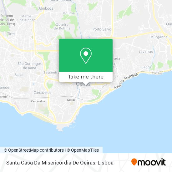 Santa Casa Da Misericórdia De Oeiras mapa