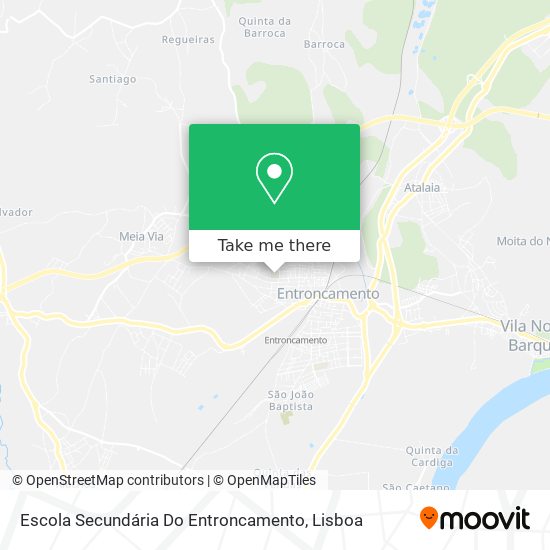 Escola Secundária Do Entroncamento map