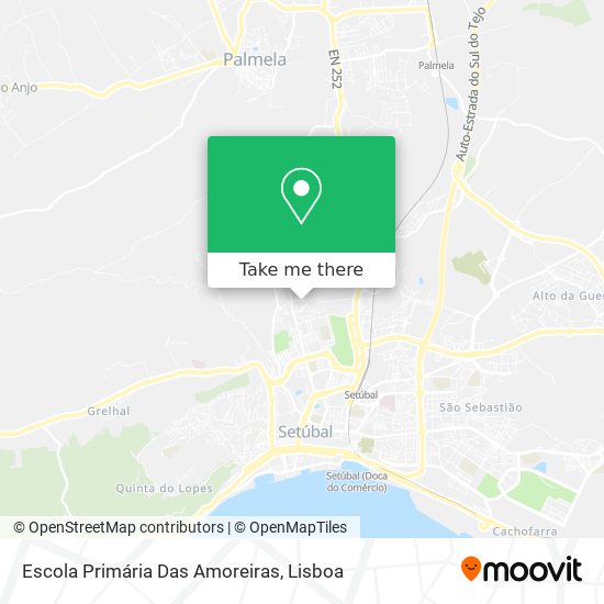 Escola Primária Das Amoreiras mapa