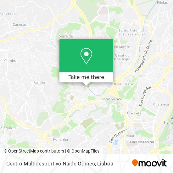 Centro Multidesportivo Naíde Gomes map