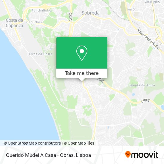 Querido Mudei A Casa - Obras map