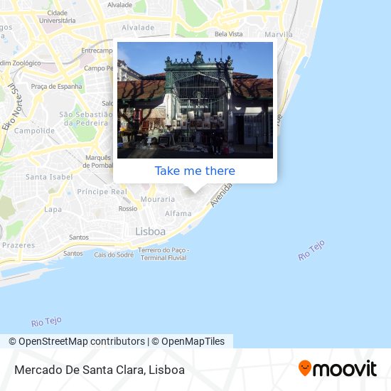 Mercado De Santa Clara map