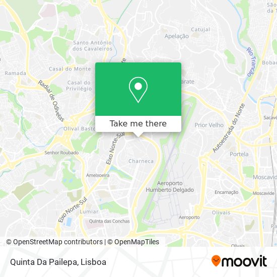 Quinta Da Pailepa mapa
