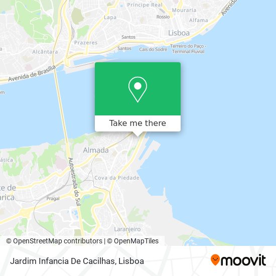 Jardim Infancia De Cacilhas map