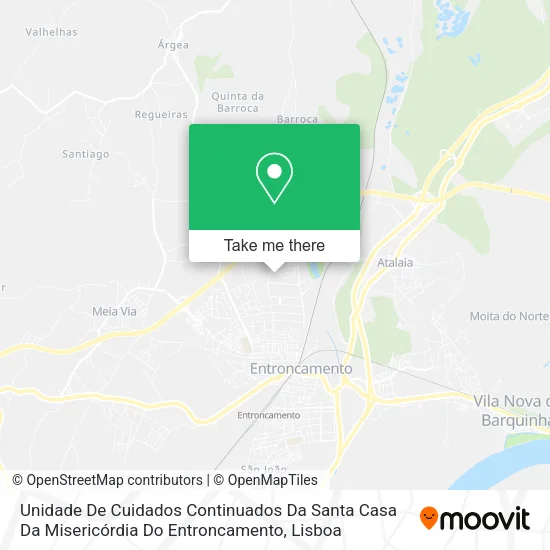 Unidade De Cuidados Continuados Da Santa Casa Da Misericórdia Do Entroncamento map
