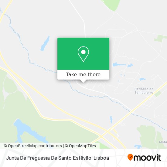 Junta De Freguesia De Santo Estêvão map