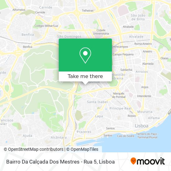 Bairro Da Calçada Dos Mestres - Rua 5 map