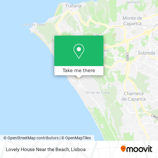 Lovely House Near the Beach map