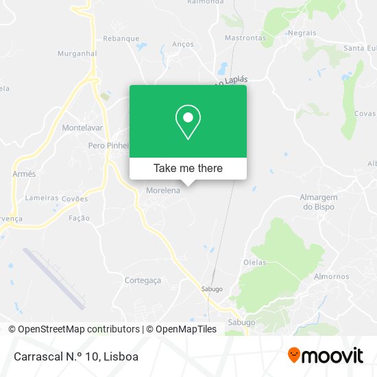 Carrascal N.º 10 mapa