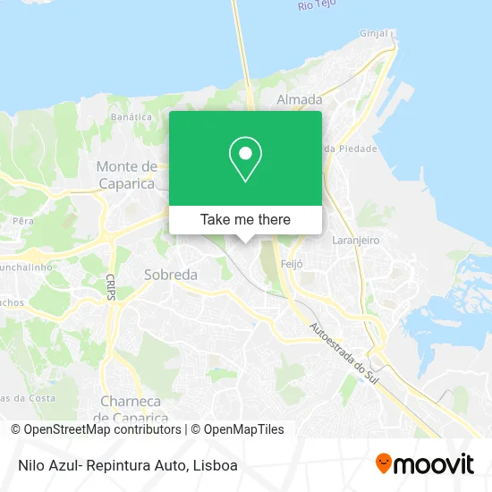 Nilo Azul- Repintura Auto map