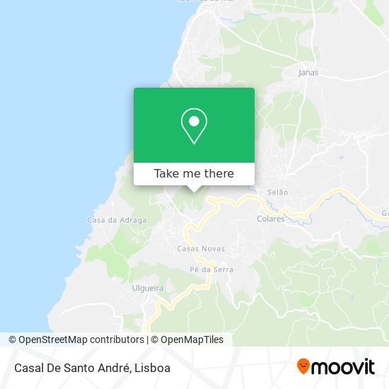 Casal De Santo André mapa