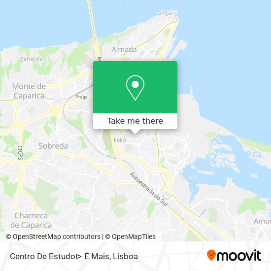 Centro De Estudo⊳ É Mais mapa