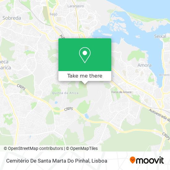 Cemitério De Santa Marta Do Pinhal map