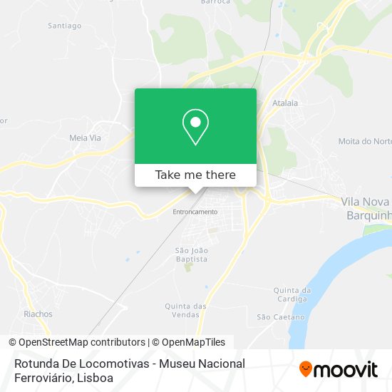 Rotunda De Locomotivas - Museu Nacional Ferroviário mapa