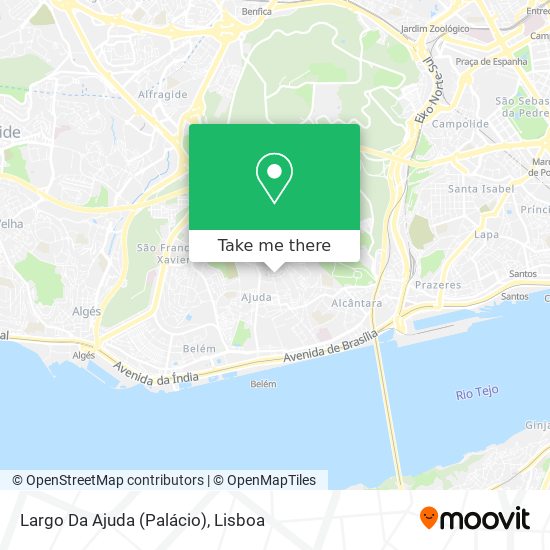 Largo Da Ajuda (Palácio) map