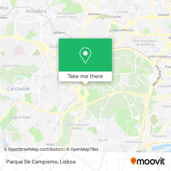 Parque De Campismo mapa