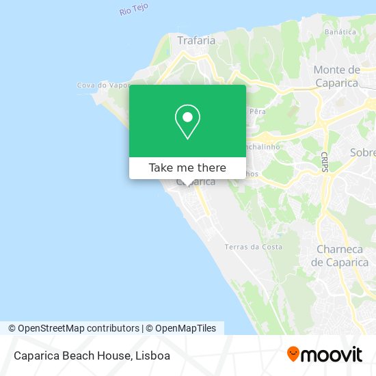 Caparica Beach House mapa
