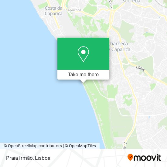 Praia Irmão map