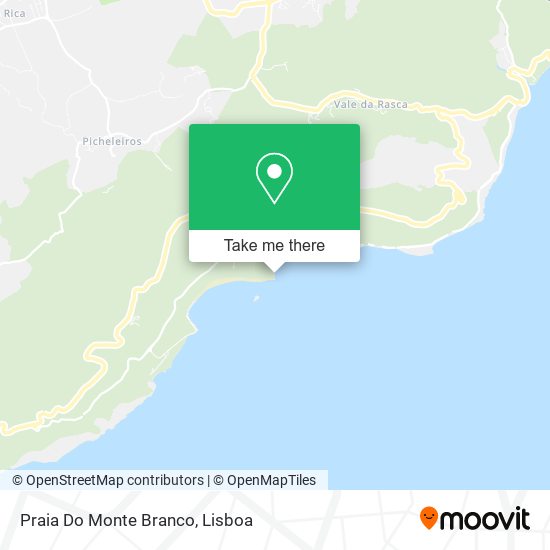 Praia Do Monte Branco map