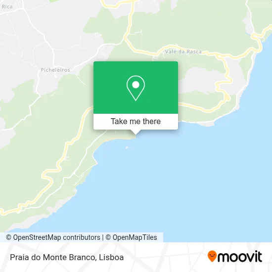 Praia do Monte Branco map