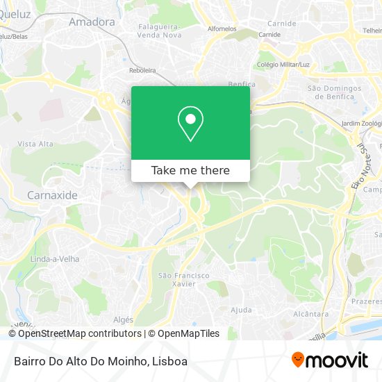 Bairro Do Alto Do Moinho map