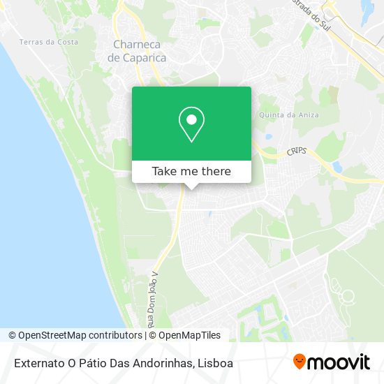 Externato O Pátio Das Andorinhas mapa