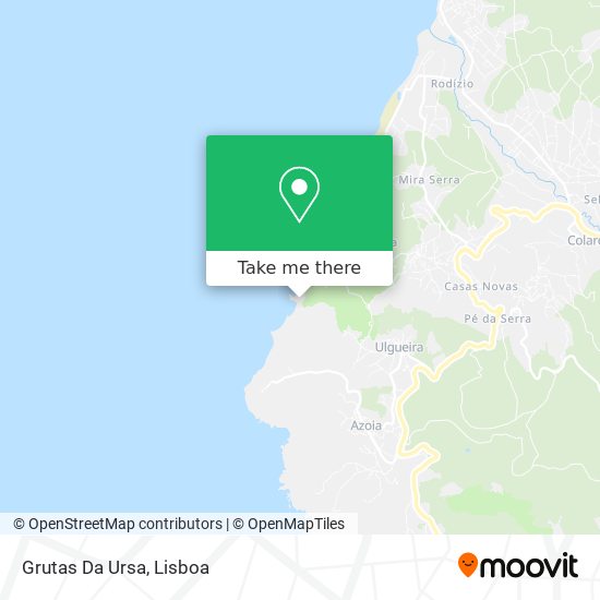 Grutas Da Ursa map