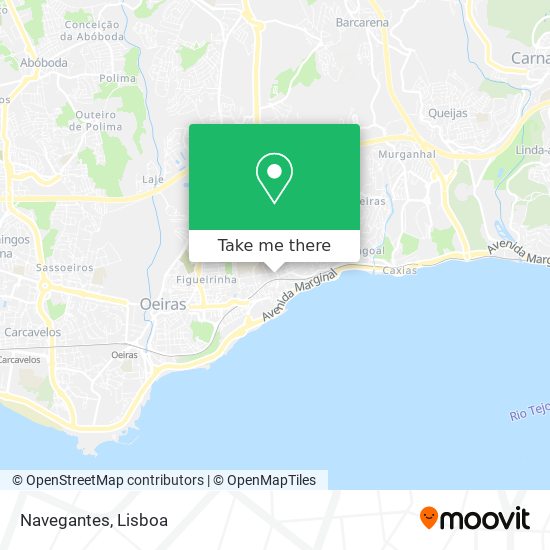 Navegantes map