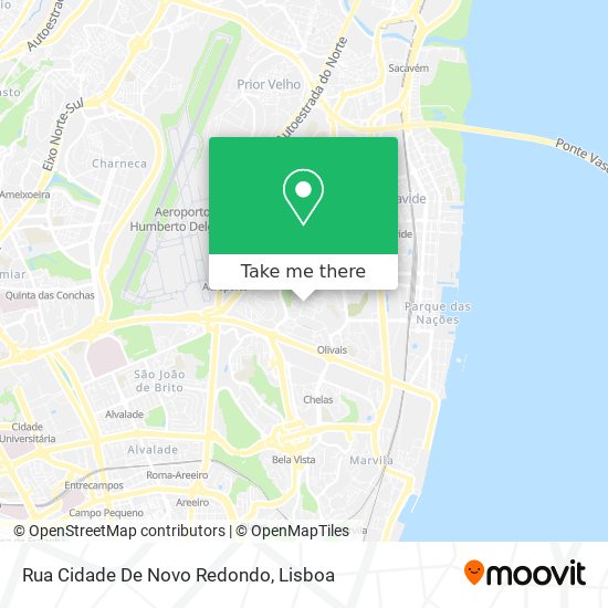 Rua Cidade De Novo Redondo map