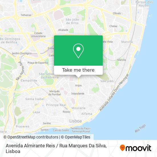 Avenida Almirante Reis / Rua Marques Da Silva map