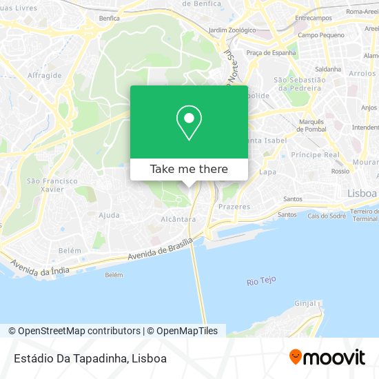 Estádio Da Tapadinha map
