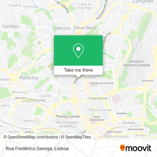 Rua Frederico George map