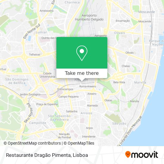 Restaurante Dragão Pimenta map