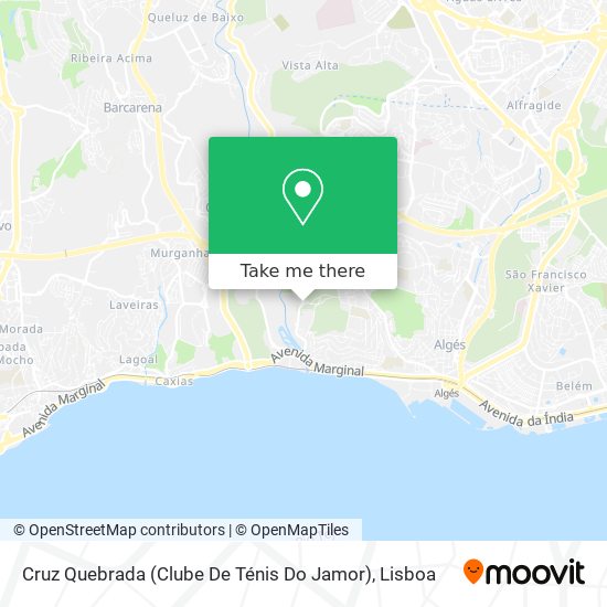 Cruz Quebrada (Clube De Ténis Do Jamor) map