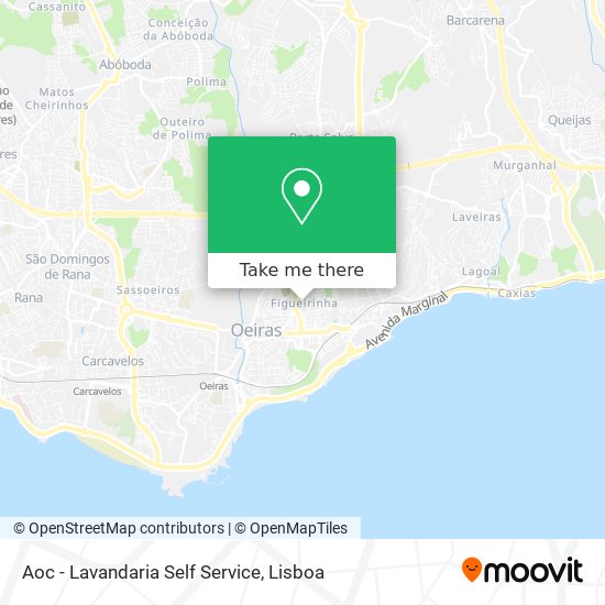 Aoc - Lavandaria Self Service map