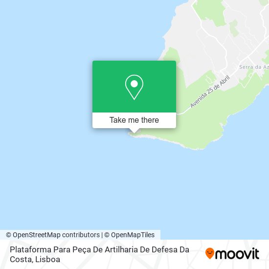 Plataforma Para Peça De Artilharia De Defesa Da Costa map