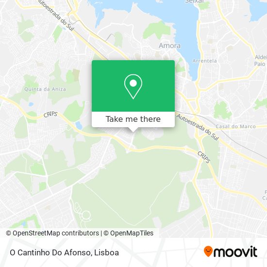 O Cantinho Do Afonso mapa