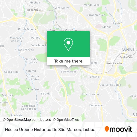 Núcleo Urbano Histórico De São Marcos map